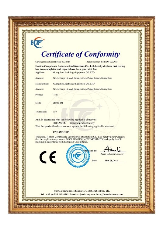 CE certificate